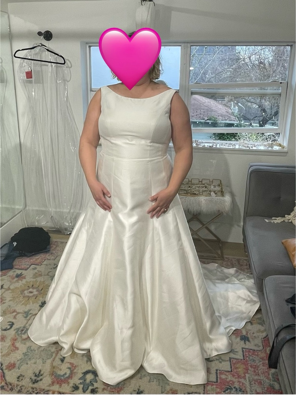 Ivory Satin Bridal Gown by Stella York